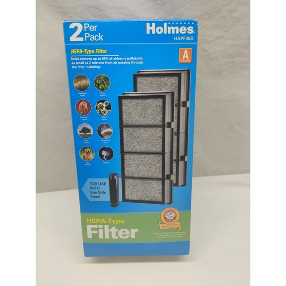 Holmes Other - 2-Pack Holmes HEPA Filter for Air Purifiers w/Arm & Hammer Baking Soda HAPF30D